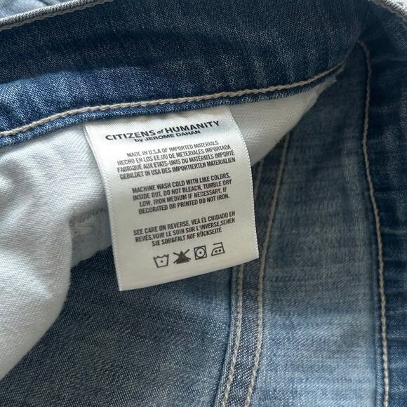 Vintage Citizens of Humanity Sz 30 Jerome Dahan Light Wash - Picture 7 of 8